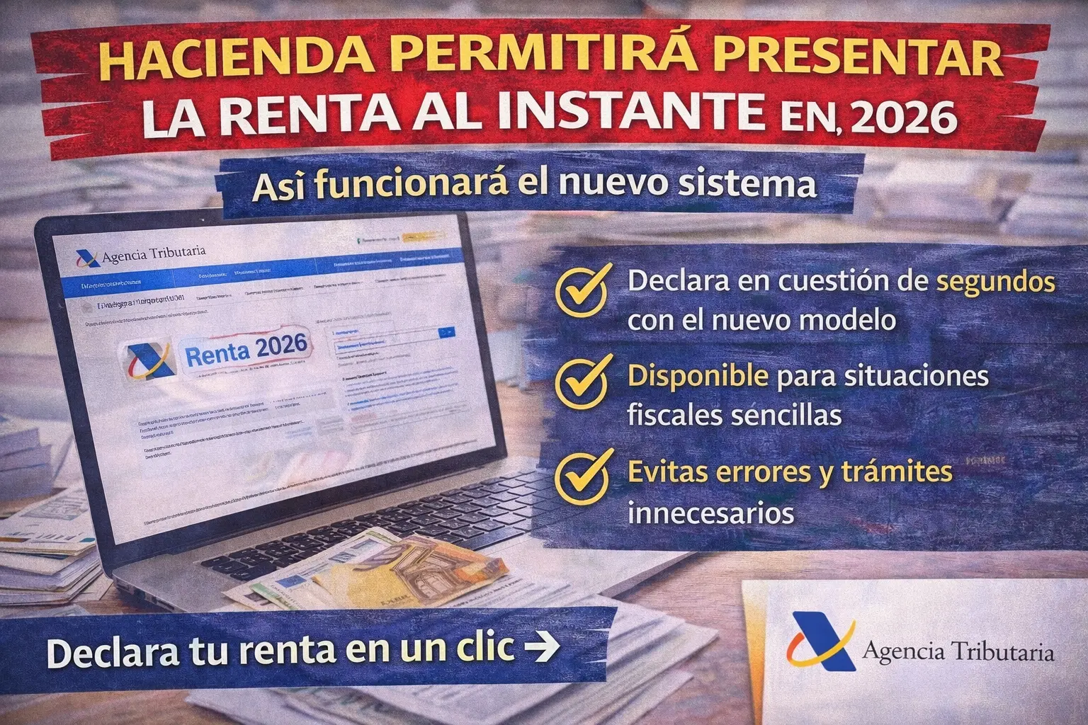 Hacienda permitirá presentar la Renta al instante en 2026: así funciona ...