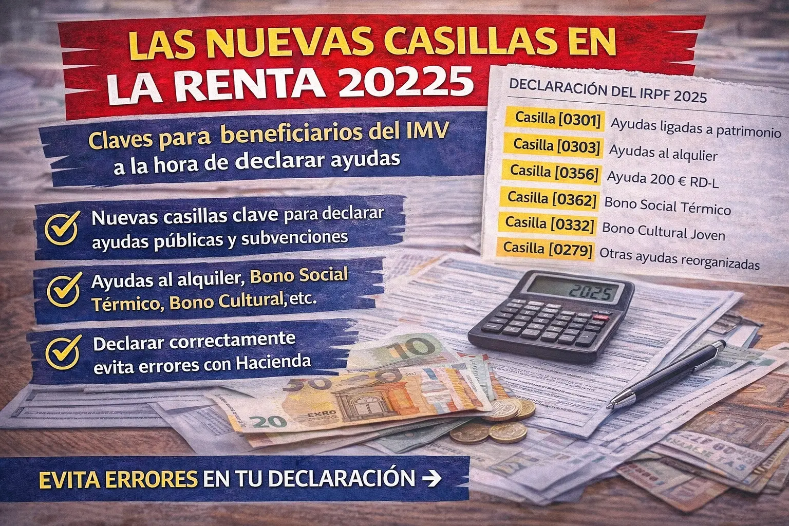 Nuevas casillas en la Renta 2025 para el IMV: estos cambios pueden ...